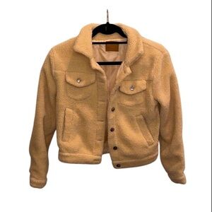 Wallflower Faux Fleece Utility‎ Jacket Kids Size L
